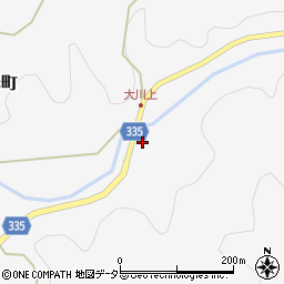 愛知県岡崎市大高味町上ノ切周辺の地図