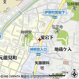 愛知県岡崎市元能見町56周辺の地図