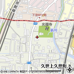 京都府京都市南区久世上久世町76周辺の地図