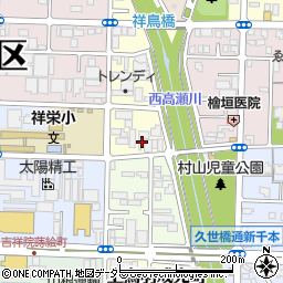 京都府京都市南区吉祥院稲葉町33周辺の地図