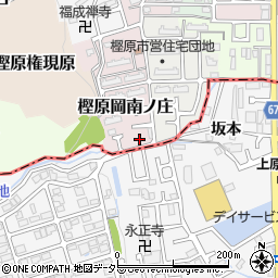 京都府京都市西京区樫原岡南ノ庄19周辺の地図