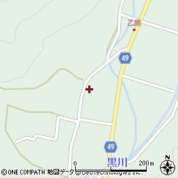 兵庫県三田市乙原157周辺の地図