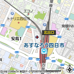 ファミリーマート近鉄四日市駅前店周辺の地図