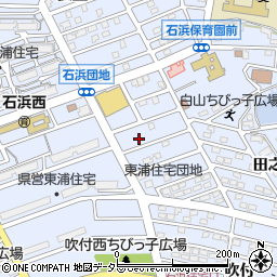愛知県知多郡東浦町石浜吹付2-20周辺の地図