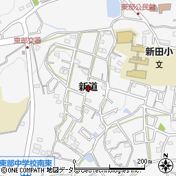 愛知県知多市八幡新道周辺の地図