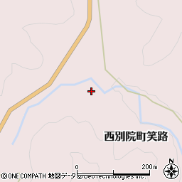 京都府亀岡市西別院町笑路（片暮）周辺の地図