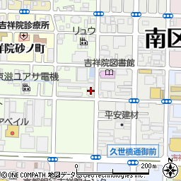 京都府京都市南区吉祥院観音堂町41周辺の地図