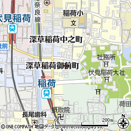 京都府京都市伏見区深草藪之内町65-5周辺の地図