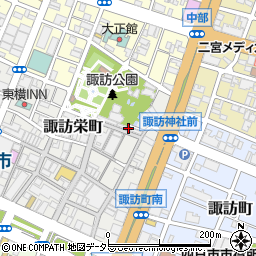 三重県四日市市諏訪栄町22-2周辺の地図