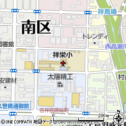 京都府京都市南区吉祥院蒔絵町13周辺の地図