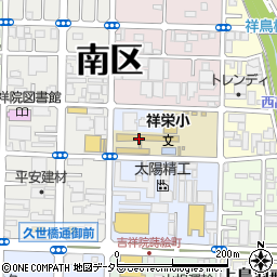 京都府京都市南区吉祥院蒔絵町14周辺の地図