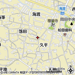 愛知県知多市岡田久平59周辺の地図