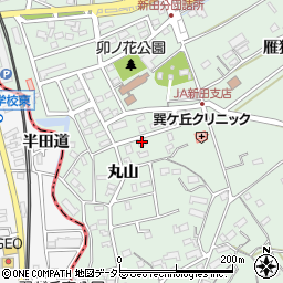 愛知県知多郡東浦町緒川丸山82周辺の地図