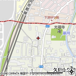 京都府京都市南区久世上久世町27周辺の地図