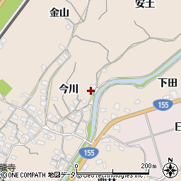 愛知県知多市日長今川76周辺の地図