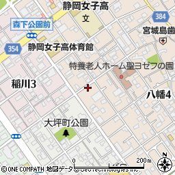 静岡県印刷工業組合周辺の地図