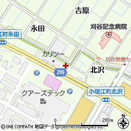 愛知県刈谷市小垣江町永田29周辺の地図