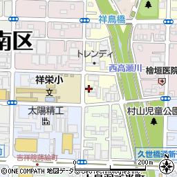 京都府京都市南区吉祥院稲葉町38周辺の地図