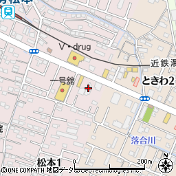 鳥金肉の鳥金松本店周辺の地図
