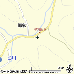 愛知県岡崎市千万町町前田周辺の地図