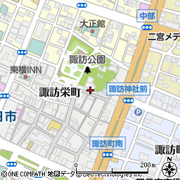 三重県四日市市諏訪栄町22-3周辺の地図
