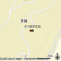 岡山県久米郡美咲町下谷347周辺の地図