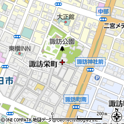 三重県四日市市諏訪栄町22-4周辺の地図