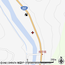 愛知県新城市玖老勢平松下1周辺の地図