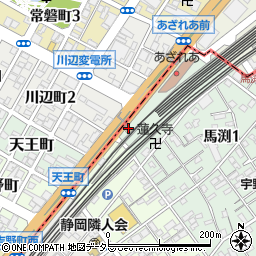 すき家１国静岡馬渕店周辺の地図