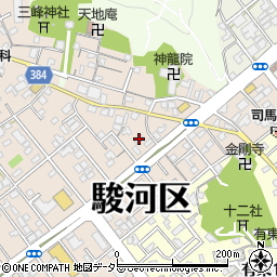サンビレッジ静岡Ｅ周辺の地図
