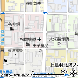 京都府京都市南区上鳥羽大柳町38周辺の地図