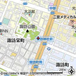 三重県四日市市諏訪栄町22-37周辺の地図