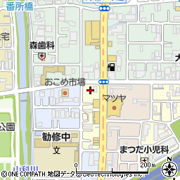京都府京都市山科区大宅烏田町9周辺の地図
