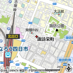 本家はり本 諏訪栄店周辺の地図