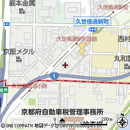 ウタネ京都営業所周辺の地図