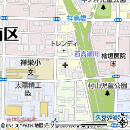 京都府京都市南区吉祥院稲葉町40周辺の地図