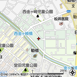 京都府京都市山科区勧修寺西金ケ崎周辺の地図