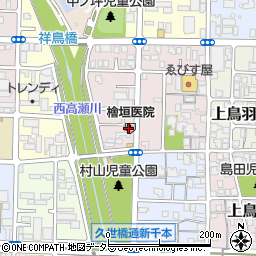 檜垣医院周辺の地図
