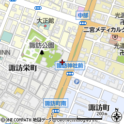 三重県四日市市諏訪栄町22-36周辺の地図