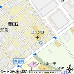 ユニクロ静岡ＳＢＳ通り店周辺の地図