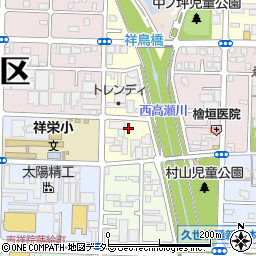 京都府京都市南区吉祥院稲葉町28周辺の地図