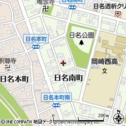 〒444-0915 愛知県岡崎市日名南町の地図