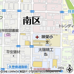 京都府京都市南区吉祥院蒔絵町1周辺の地図
