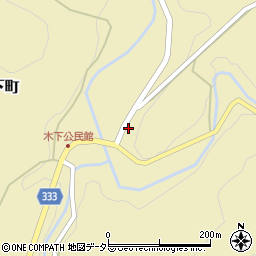 愛知県岡崎市木下町竹ノ花周辺の地図