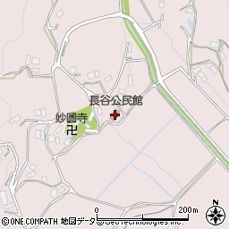 長谷公民館周辺の地図
