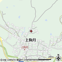 滋賀県蒲生郡日野町上駒月1449周辺の地図