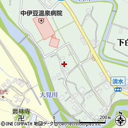 静岡県伊豆市下白岩119周辺の地図