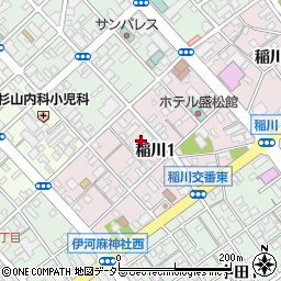 サーパスタワー静岡駅前周辺の地図
