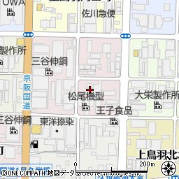 京都府京都市南区上鳥羽大柳町34周辺の地図