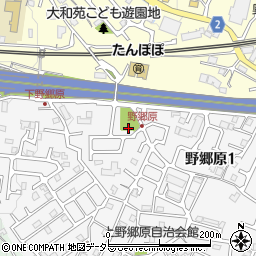 瀬田廃寺跡周辺の地図